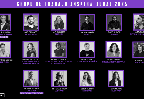 IAB Spain presenta el Grupo de Trabajo de Inspirational’25 Grupal GT – horizontal