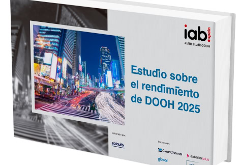 Infografía del Estudio sobre el Rendimiento de DOOH 2025 – IAB Spain