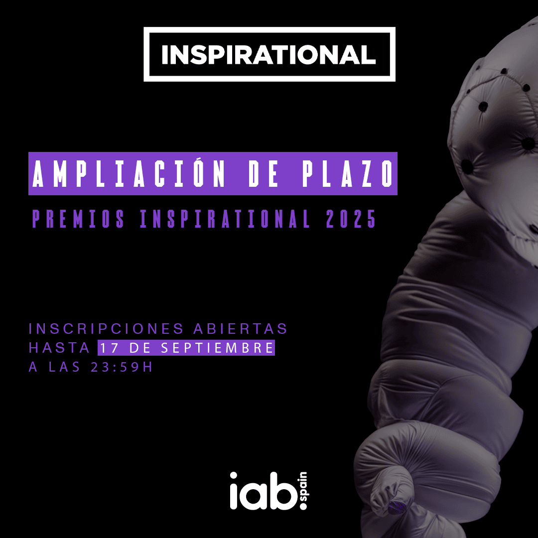 Ampliado el plazo de inscripción a los Premios Inspirational 2025 de IAB Spain